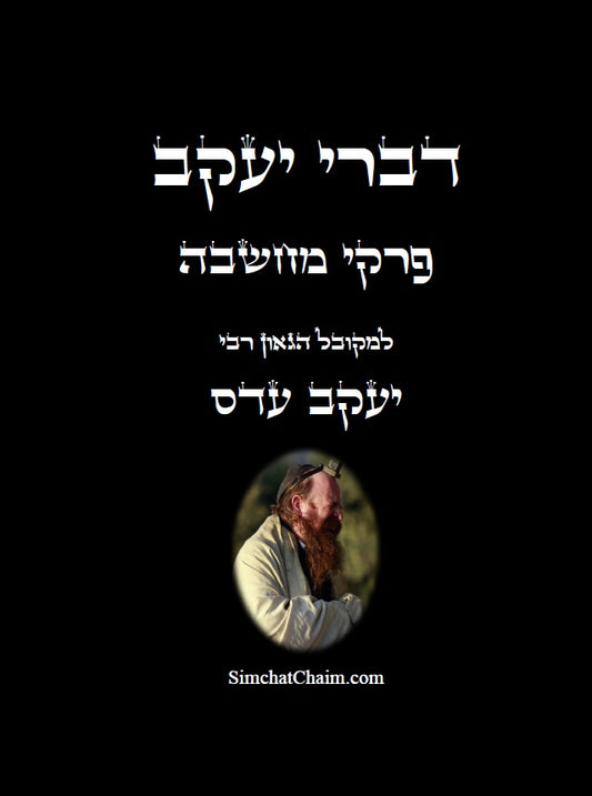 [Hardback] דברי יעקב - פרקי מחשבה: עשרה חבורים באמונה ודבקות בה' יתברך