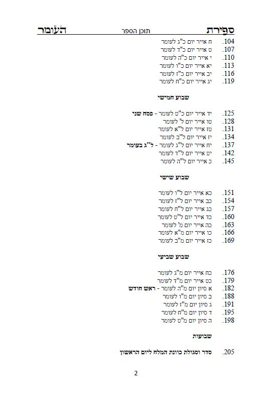 סדר ספירת העומר עם תפילות ובקשות לרבינו המקובל האלה"י הבן איש חי Counting of the Omer - Ben Ish Ḥai