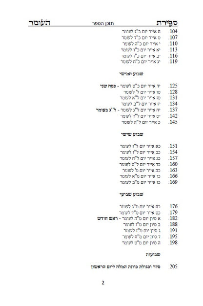 סדר ספירת העומר עם תפילות ובקשות לרבינו המקובל האלה"י הבן איש חי Counting of the Omer - Ben Ish Ḥai