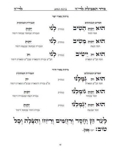 סדר שולחן ליום חול - לבן איש חי: עם כל התיקונים, כונות, הבקשות ושאר הלימודים ליום חול מנוקד כתב סת"ם