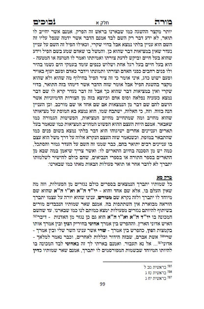 מורה נבוכים לרמב"ם - פילוסופיה ומחשבת ישראל