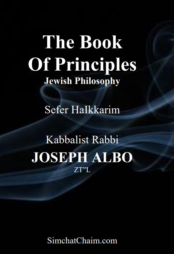 The Book Of Principles - Jewish Philosophy