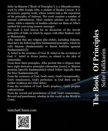 The Book Of Principles - Jewish Philosophy