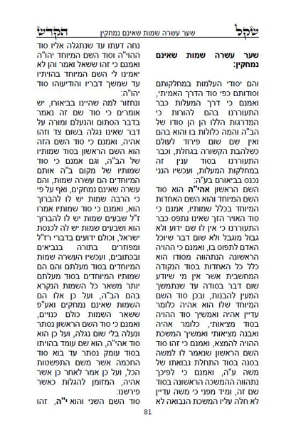 ספר שקל קדש - רבי משה די ליאון