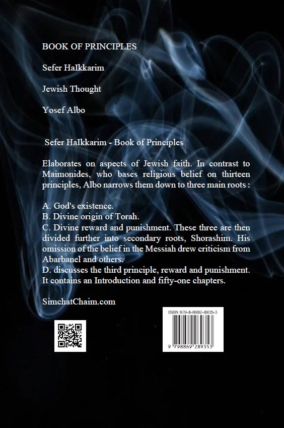 Sefer HaIkkarim - The Book Of Principles [Jewish Philosophy]