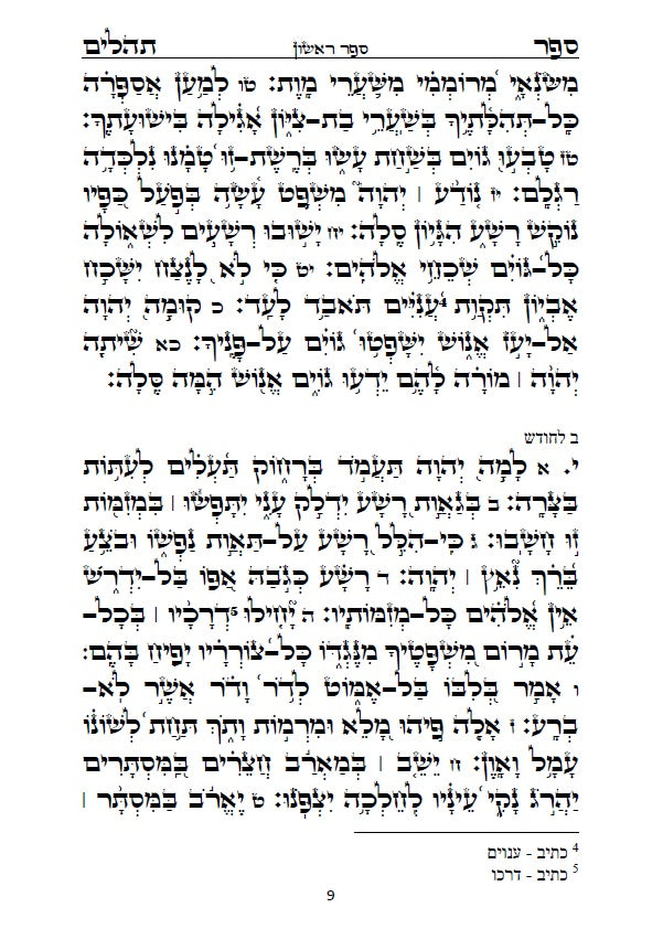 ספר תהלים - עם סדר פרשת הקטורת על פי הזוהר הקדוש והאר"י ז"ל