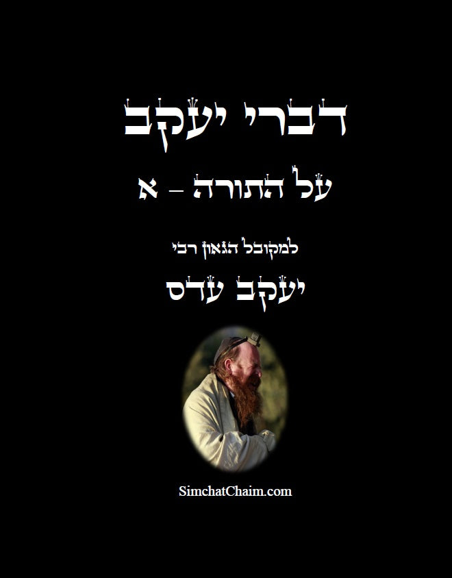 דברי יעקב על התורה א' - ביאור נפלא עד דרך הפרד"ס על כל התורה