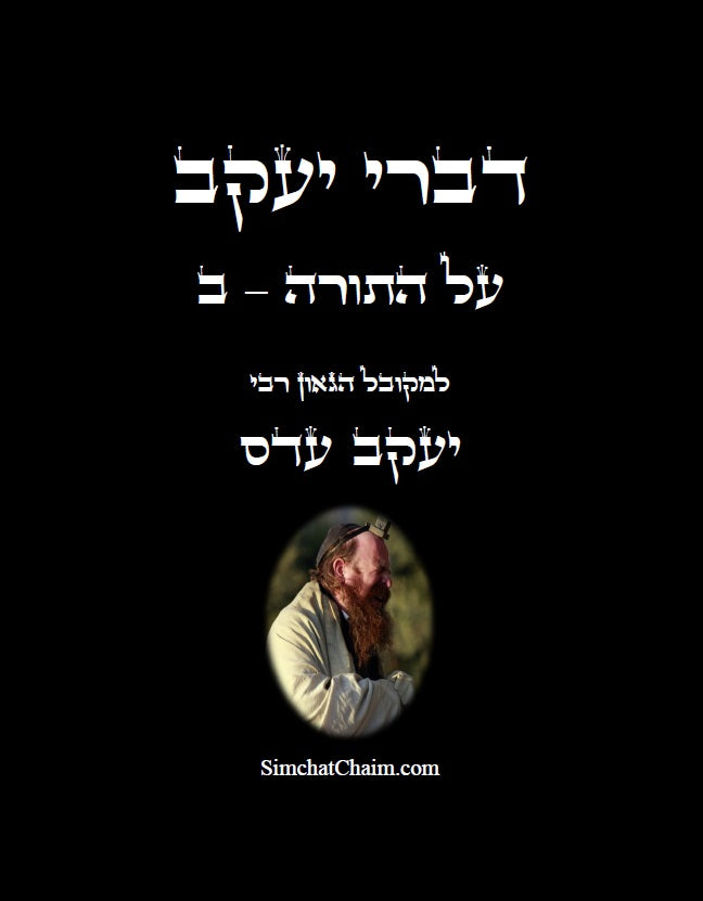 דברי יעקב על התורה ב' - ביאור נפלא עד דרך הפרד"ס על כל התורה
