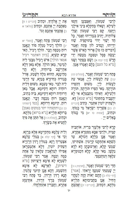 ספר הזוהר הקדוש - אדרא רבא ואדרא זוטא Kabbalah Book - The Holy Zohar